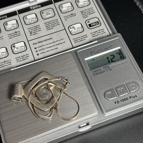 Silpada Retired Sterling Silver Geometric Spiral Pendant Necklace .925 - Picture 7 of 7